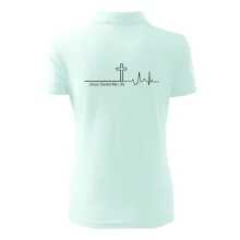 Jesus Saved My Life kříž ekg
