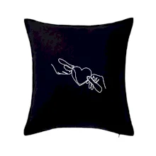 Dvě ruce a srdce jedním tahem