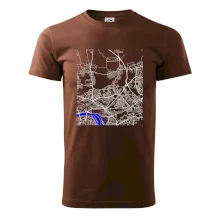 Praha 18200 - Mapa s vodními toky