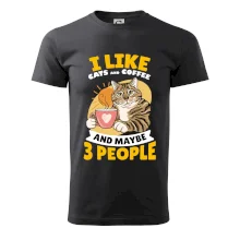 I like cats and coffee and maybe 3 people