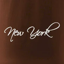New York nápis psacím