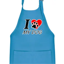 I love my dog - nápis