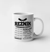 Hodinová mzda řezník