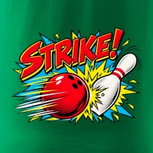 Strike komiksový bowlingový náraz