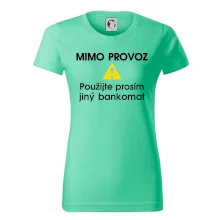 Mimo provoz - použijte jiný bankomat