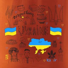 Ukrajina folklor - kreslené obrázky