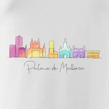 Mallorca - Siluety památek - barevné