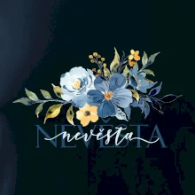 Nevěsta květy modré