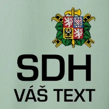 Sbor dobrovolných hasičů - znak bez nápisu + Nápis na zádech