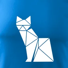 Origami kočka z boku