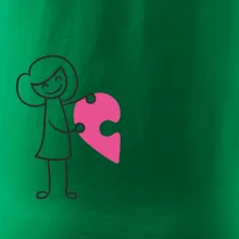 Párová trička puzzle postavička