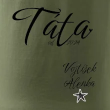 Táta od roku + jména dětí dole vlevo