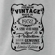 Vintage Etiketa - 1952