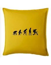 Evoluce kytarista - klečící