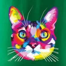 Kočka duhová hlava