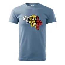 Mapy - názvy měst - Belgie