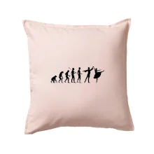 Evoluce tanec - muž a žena se sukní