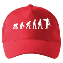 Evoluce dřevorubec - pila a kmen Evoluce dřevorubec - pila a kmen
