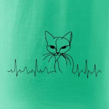 EKG křivka kočka