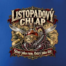 Listopadový chlap rum a ostrý štír
