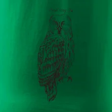 Puštík vousatý great gray owl