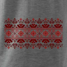 Ukrajinský vzor - červený