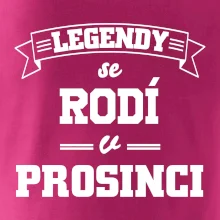 Legendy se rodí v prosinci