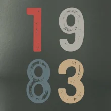 Vintage číslice 1983