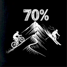 Narozeniny cyklista a lyžař 70