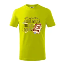 Kniha - Holka, která miluje knihy -  Vaše jméno