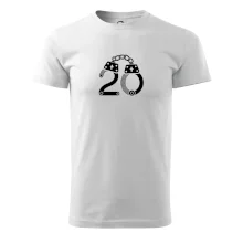 Narozeninové tričko pro policajta - pouta 20