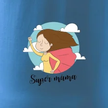 Kreslený obrázek Super máma