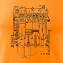 Motor Škoda/ VW 1.9L  TDI ze předu