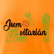 Jsem vitarián - nápis Jsem vitarián - nápis