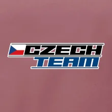 Czech team s vlajkou - Mistrovství světa v ledním hokeji 2025