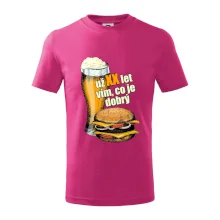 Pivo a burger vím co je dobrý