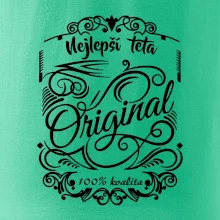 Vintage nejlepší teta 100% kvalita