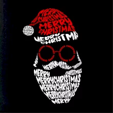 Merry Christmas obličej