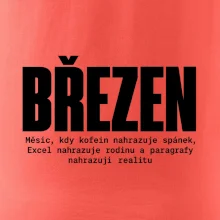 Březen kofein místo spánku