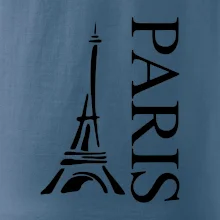 Paris nápis Eiffelovka na výšku