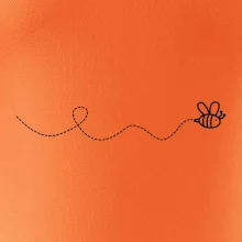 Dráha letu včely - vlnovka