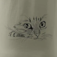 Kočka obličej kreslený