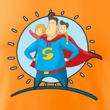 Táta superman - holka a kluk