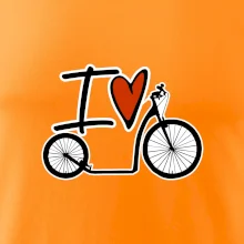 I love koloběžka velké a malé kolo