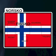 Norsko vlajka další státy