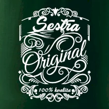 Vintage nejlepší sestra 100% kvalita