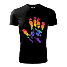 LGBT hand print