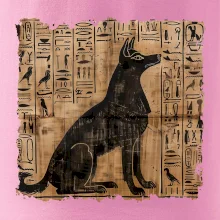 Egyptské hieroglyfy pes