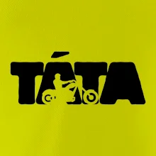 Táta nápis - motorka chopper