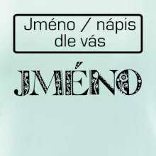 Folklor - jméno - nápis